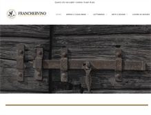 Tablet Screenshot of franchervino.com